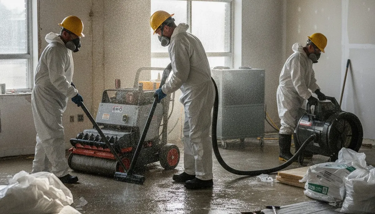 Flood damage cleanup in Jurupa Valley, CA for fast water damage restoration services