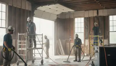 Structural drying equipment removing moisture from a home in Jurupa Valley, CA after water damage