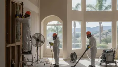 Water damage restoration team serving Jurupa Valley, CA, for fast cleanup and repair
