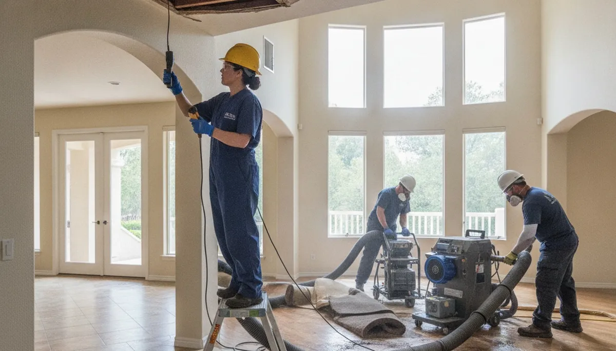 Water damage restoration team serving Jurupa Valley, CA for fast property cleanup and repair
