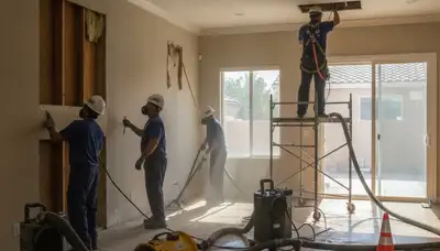 Water damage restoration team serving Jurupa Valley, CA with professional cleanup and repair services