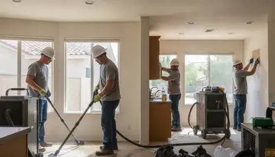 Water damage restoration team serving Jurupa Valley, CA with emergency cleanup services