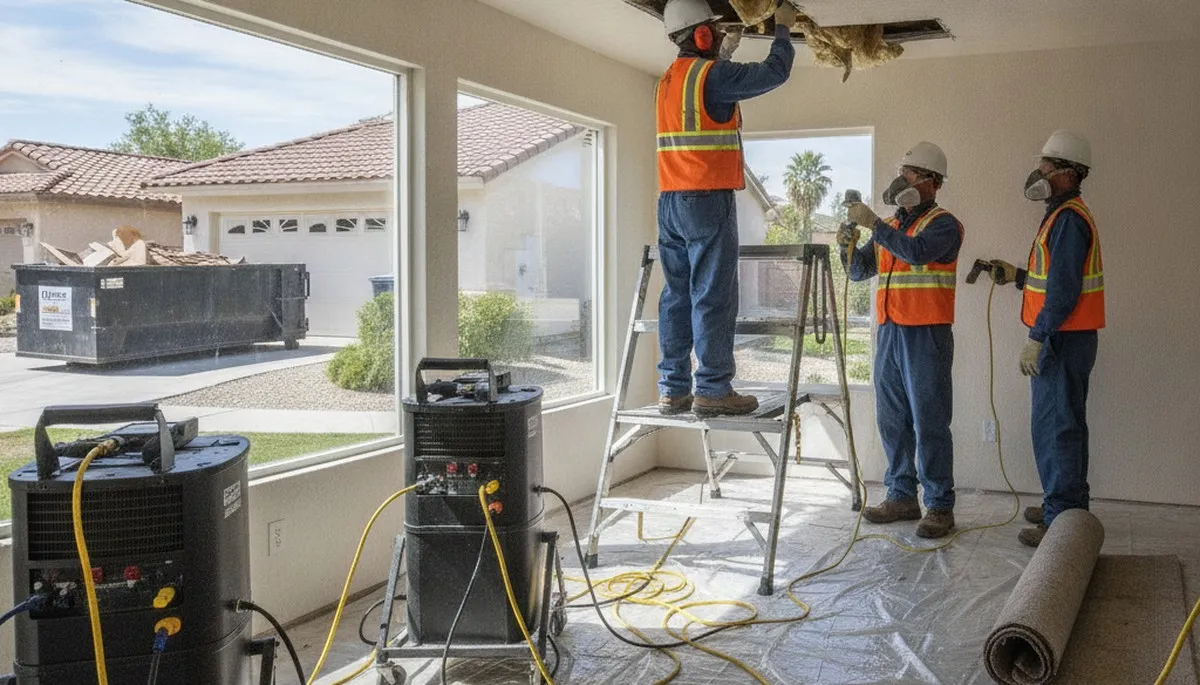 Water damage restoration team serving Jurupa Valley, CA with professional cleanup and repair services