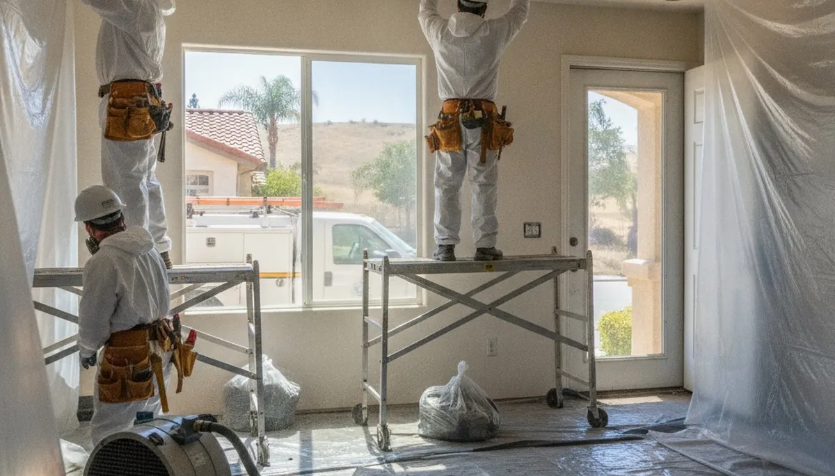 Water damage restoration team serving Jurupa Valley, CA with professional cleanup and repair services