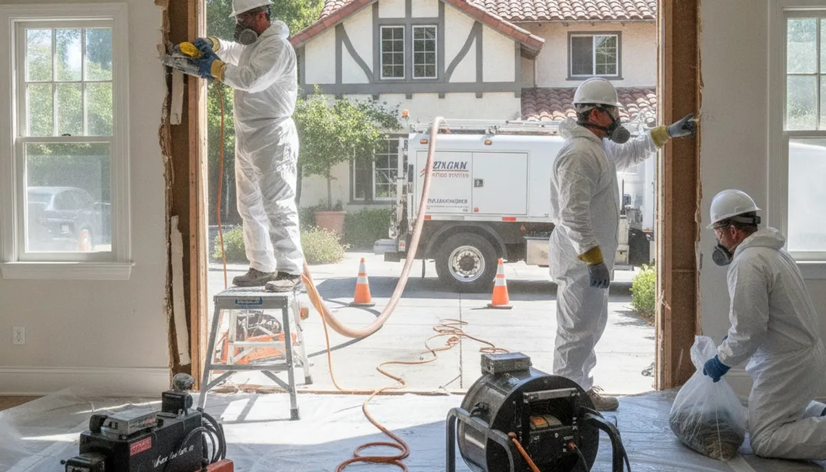 Water damage restoration team serving Jurupa Valley, CA for emergency cleanup and repair