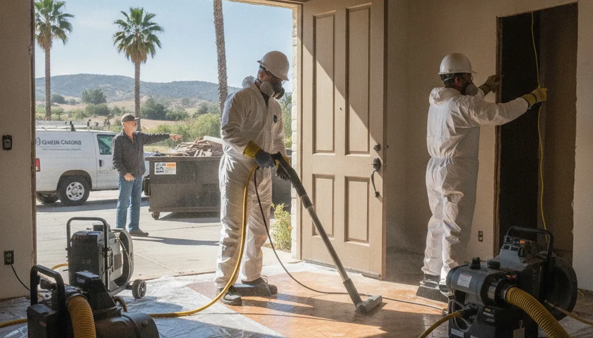 Water damage restoration team serving Jurupa Valley, CA for emergency cleanup and repairs