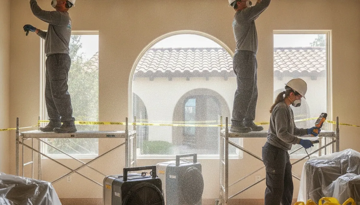 Water damage restoration team serving Jurupa Valley, CA
