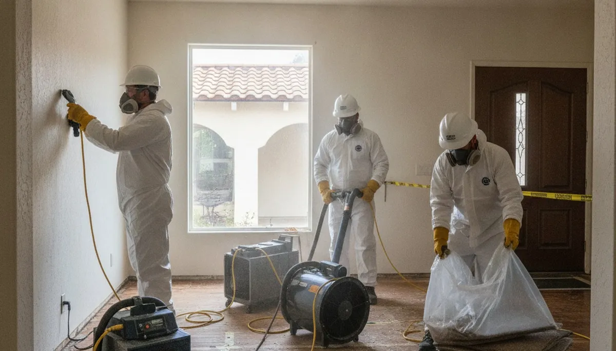 Water damage restoration team serving Jurupa Valley, CA for emergency cleanup and repairs