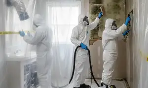 Mold remediation service widget for water damage restoration in Jurupa Valley, CA